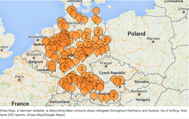hoax map-germany