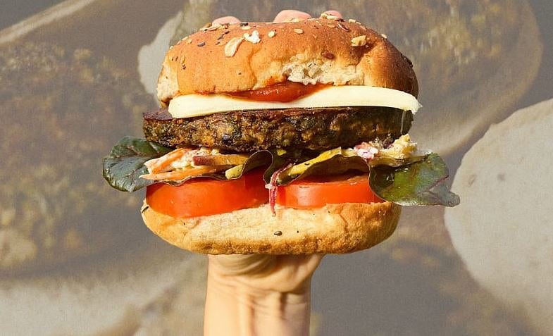 A kelp burger exemplifies the impact of crowdfunding for agriculture