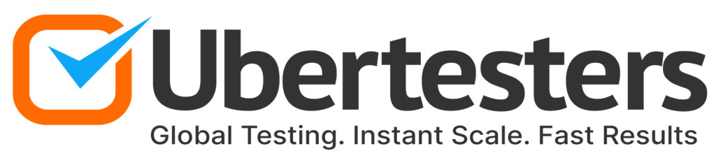 Logo of Ubertesters, a crowd testing platform, in a Crowdsourcing Week blog on the topic