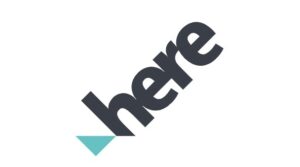 Here Technologies logo. The business is a good example of successful digital transformation.