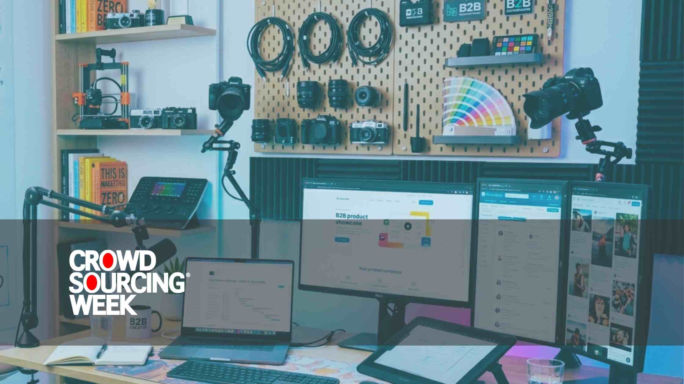 Main image for a Crowdsourcign |Week blog on the b2b creator economy